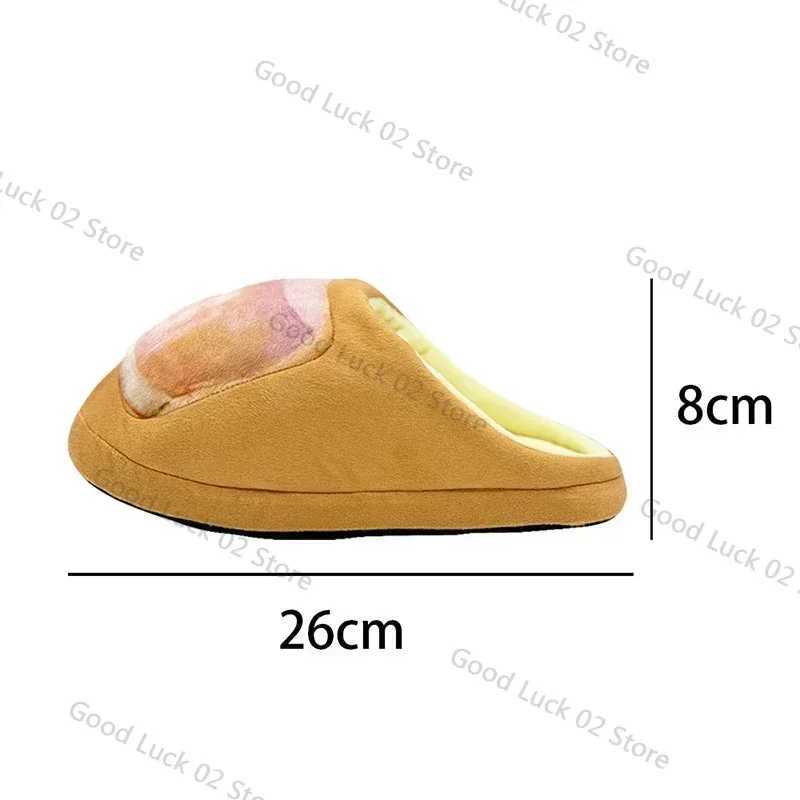 Creative Quirky Simulation Thumb Slippers Short Plush Funny He Couple Shoes Men and Women Winter Thick Warm He Shoes Y250818