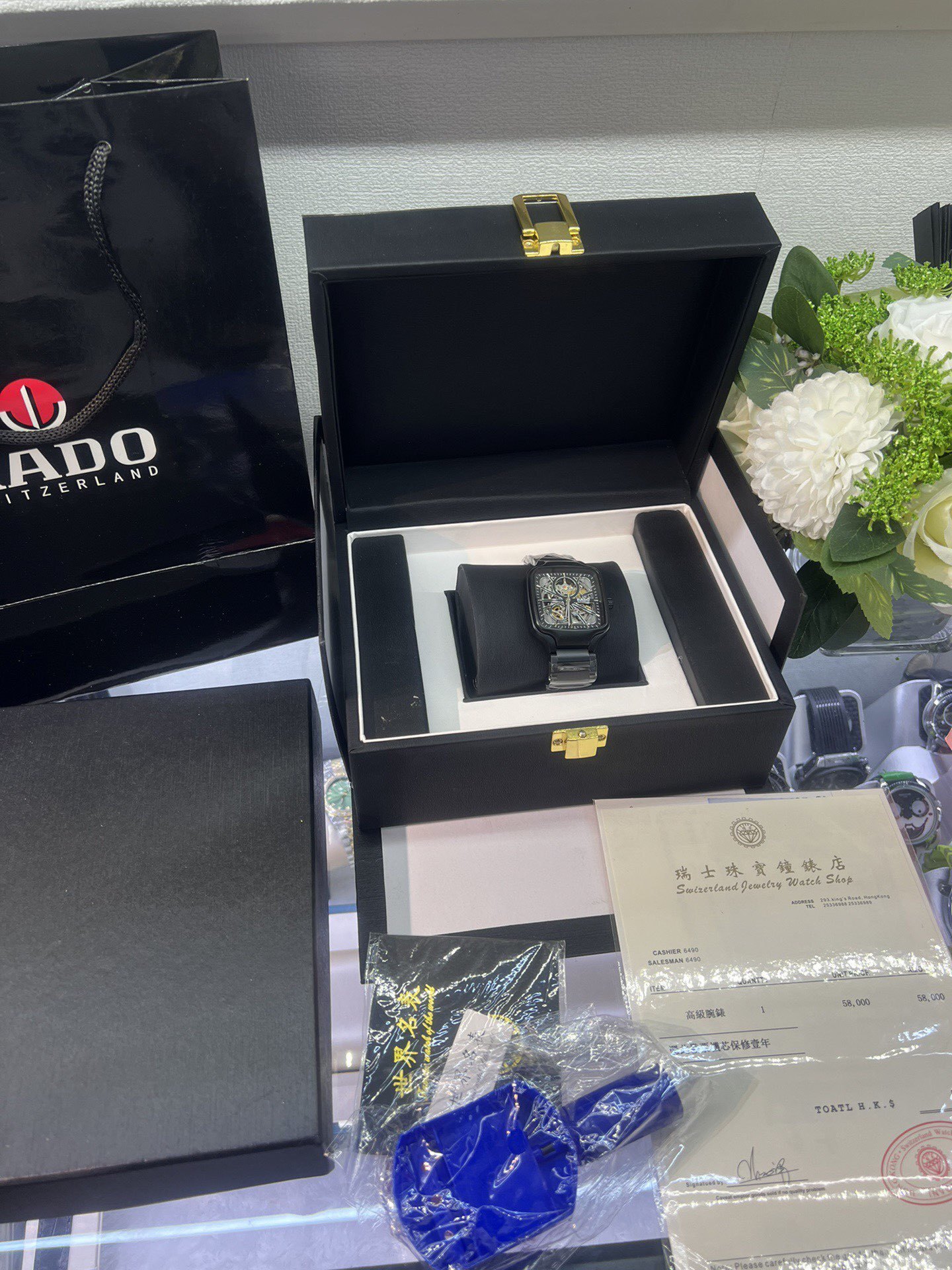 radoo watch men true square automatic skeleton watches 10A high quality mechanical movement menwatch ceramic reloj back transparent uhr montre luxe watchbox KYQ0