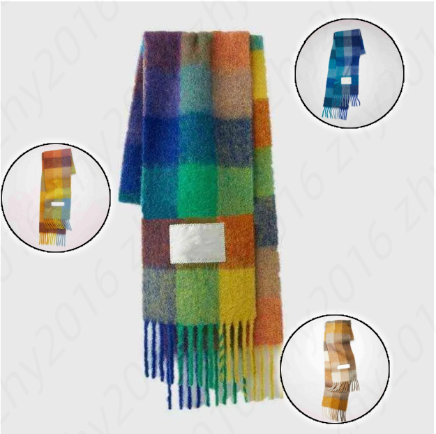 Stylish Cashmere Designer Scarf High Quality designer scarf Classic Plaid Women Man 100% Cashmere Thick Warm scarf luxury Fashion scarf Plaid scarves AAA