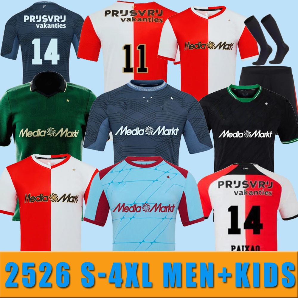 2025 2026 16-4XL FeyeNOords KOKCU Soccer Jerseys Gimenez Danilo Football shirts TIMBER PAIXAO SZYMANSKI TAABOUNI HANCKO