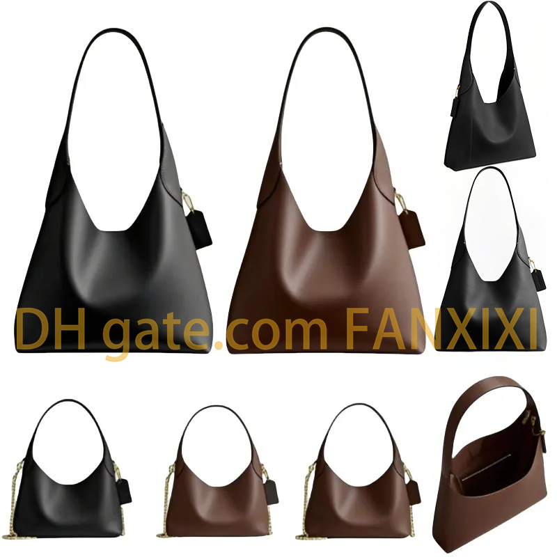 Designer Brooklyn 28 Single Shoulder Tote - Premium Large Capacity Minimalist Handbag leather fashionable classical crossbody bag Casual Retro Luxury Bag