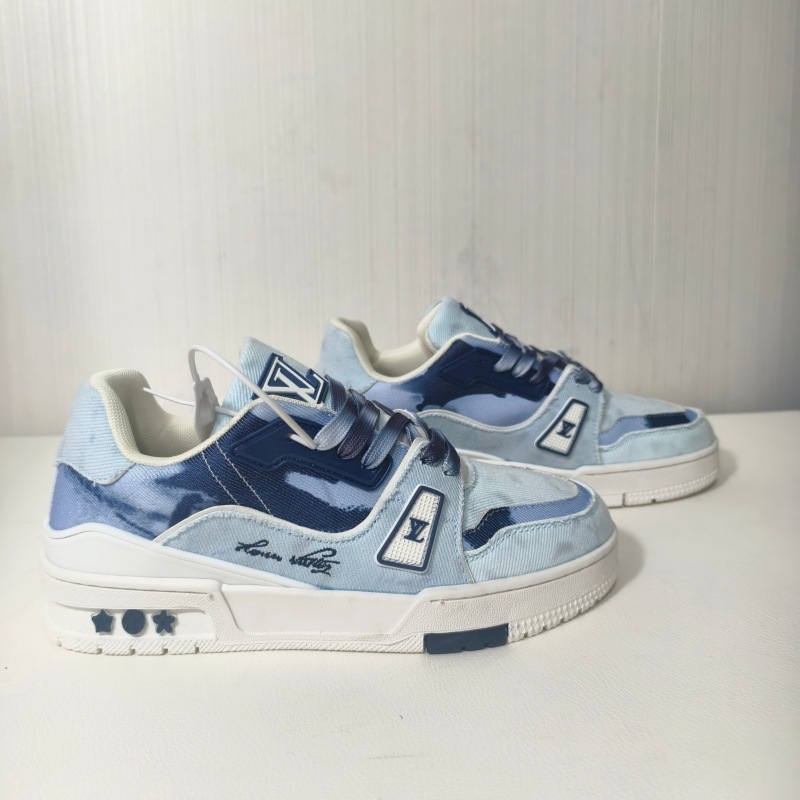 designer shoes 2025 All-match Tie-dye Denim Process Unisex Fashion Sneakers ca