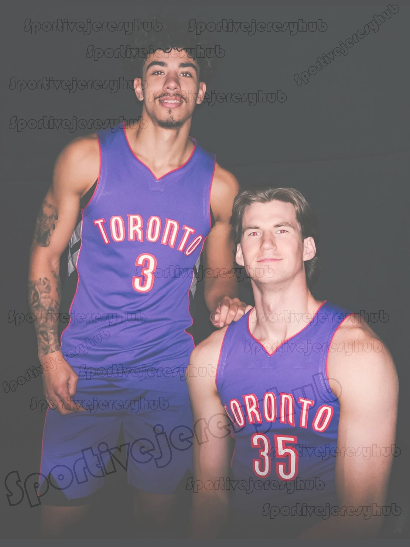 15 Carter 2025-26 City Edition Men's Black/Red/White/Purple Basketball Jeresys 1 Gradey Dick 4 Scottie Barnes 43 Pascal Siakam Quickley Custom No