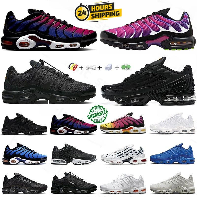 Athletic Shoes 2025 Designer Tn Plus tns Running Shoes Men Women Triple White Black Sky Blue Gradient tns Tennis Breathable Mens Trainers outdoor Sports Sneakers