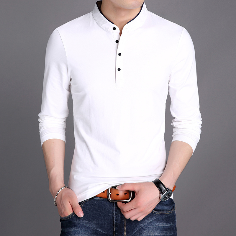 Free delivery designer long sleeves for man Simple and fashionable business men slim fit long sleeved shirt