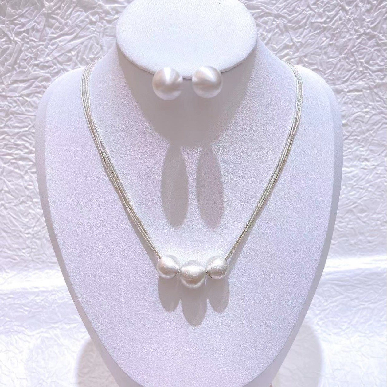 Gold Color Jewelry Set Nine Beads Cuff Bracelet Earrings Necklace African Dubai Drop Earrings Ring Fashion Italy Jewelry 250221