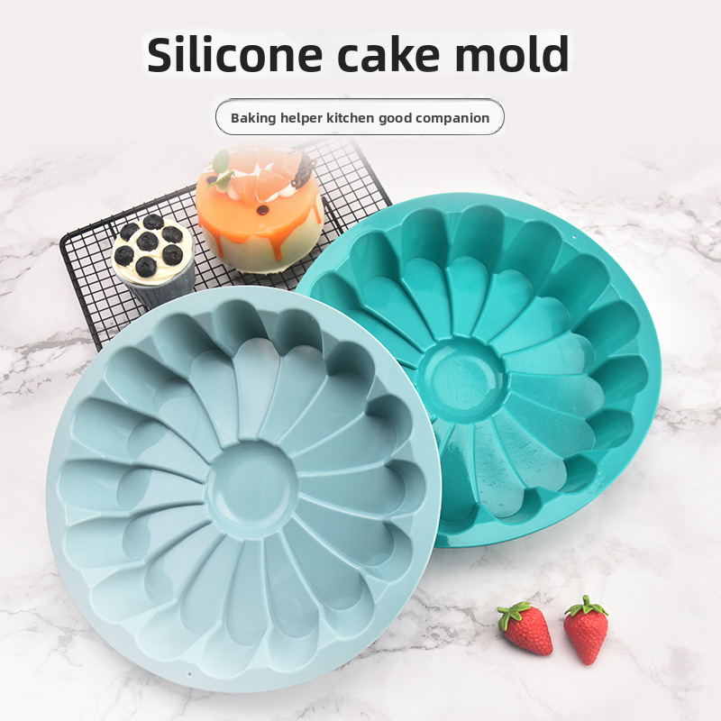 Silicone Baking Tray for Air Fryer - Non-Stick & Easy-to-Clean Round Pan baking tools Factory wholesale