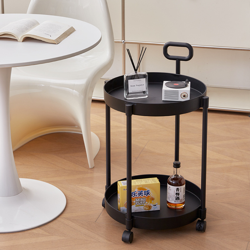 M8181 Household coffee table movable creative sofa side table simple cart
