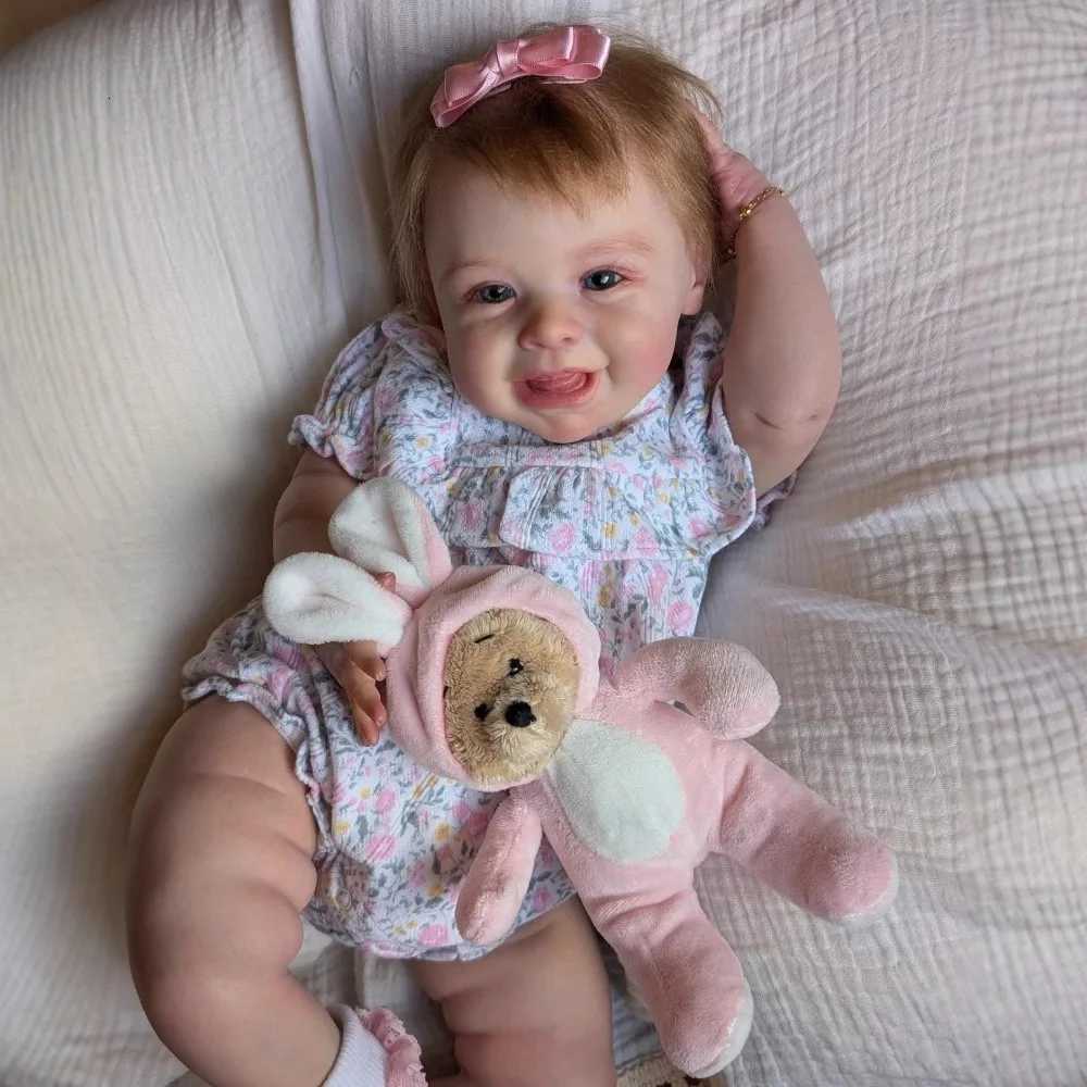 19-inch Harper Baby Doll - Lifelike Reborn Limited Edition Newborn Soft Touch Restic Collectible Toy W250818