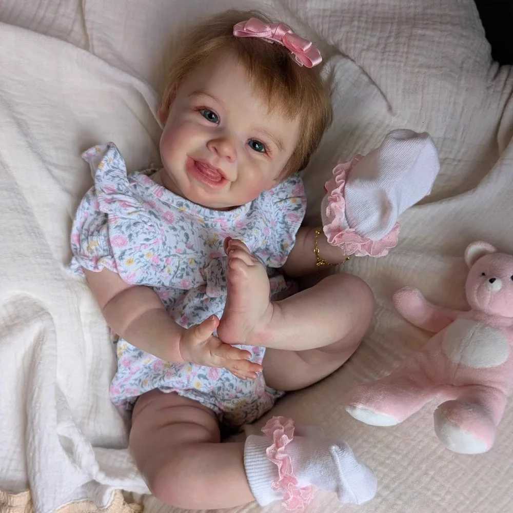 19-inch Harper Baby Doll - Lifelike Reborn Limited Edition Newborn Soft Touch Restic Collectible Toy W250818