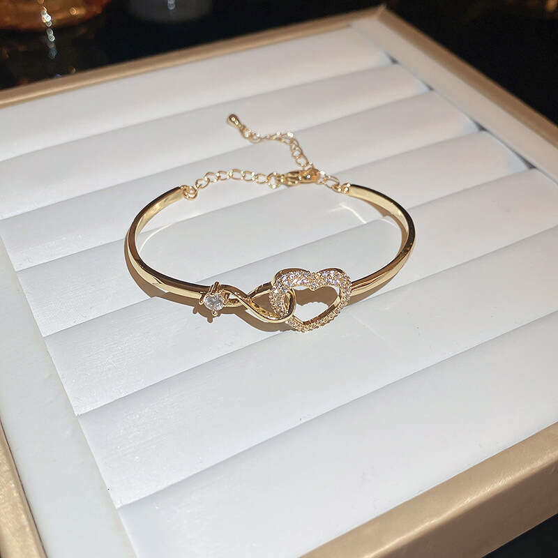 designer bracelet women luxury jewelry New Luxury designer zirconia adjustable sun letters full diamond high-end temperament bracelet versatile fashio - view 6