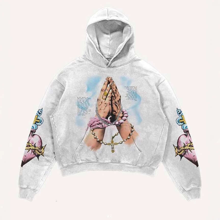 New High Street Cool Hooded Sweatshirt Gothic Harajuku Y2K Unisex Hoodie