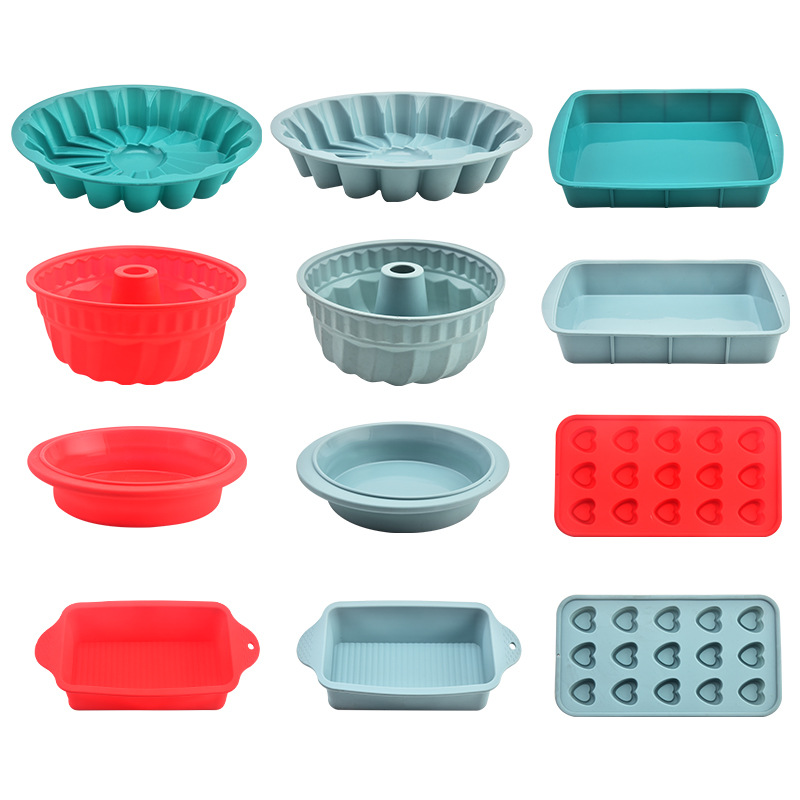 Silicone Baking Tray for Air Fryer - Non-Stick & Easy-to-Clean Round Pan baking tools Factory wholesale