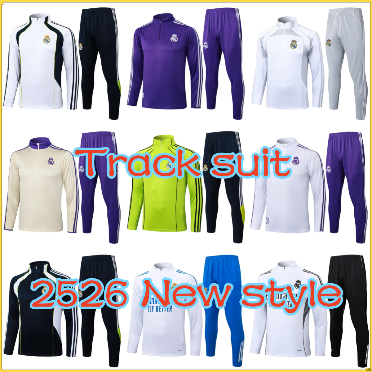 Reals Madrids 2025 2026 Jacket suit long sleeved Mbappe training suit men soccer jerseys shorts football maillot foot camiseta futbol Reals Madrids tracksuit
