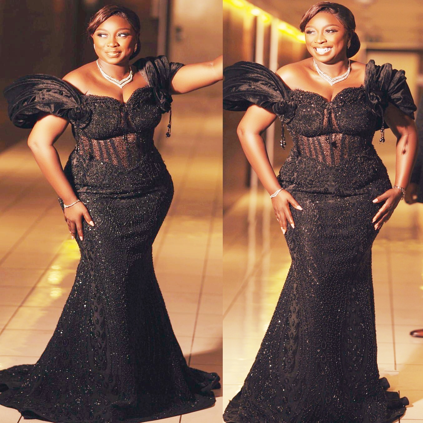 2025 Plus Size Black Mother Of Bride Dresses Sequined Beaded Vintage Evening Party Mama's Dress Vintage Birthday Wedding Guest Groom Mother'
