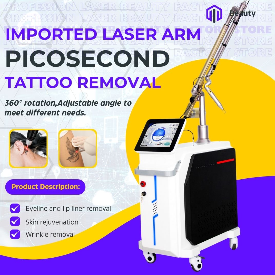 Professional Picosecond Laser Equipment For Tattoo Removal Pigmentation Treatment Skin Rejuvenation Beauty Salon Spa And Clinic Cosmetic Device