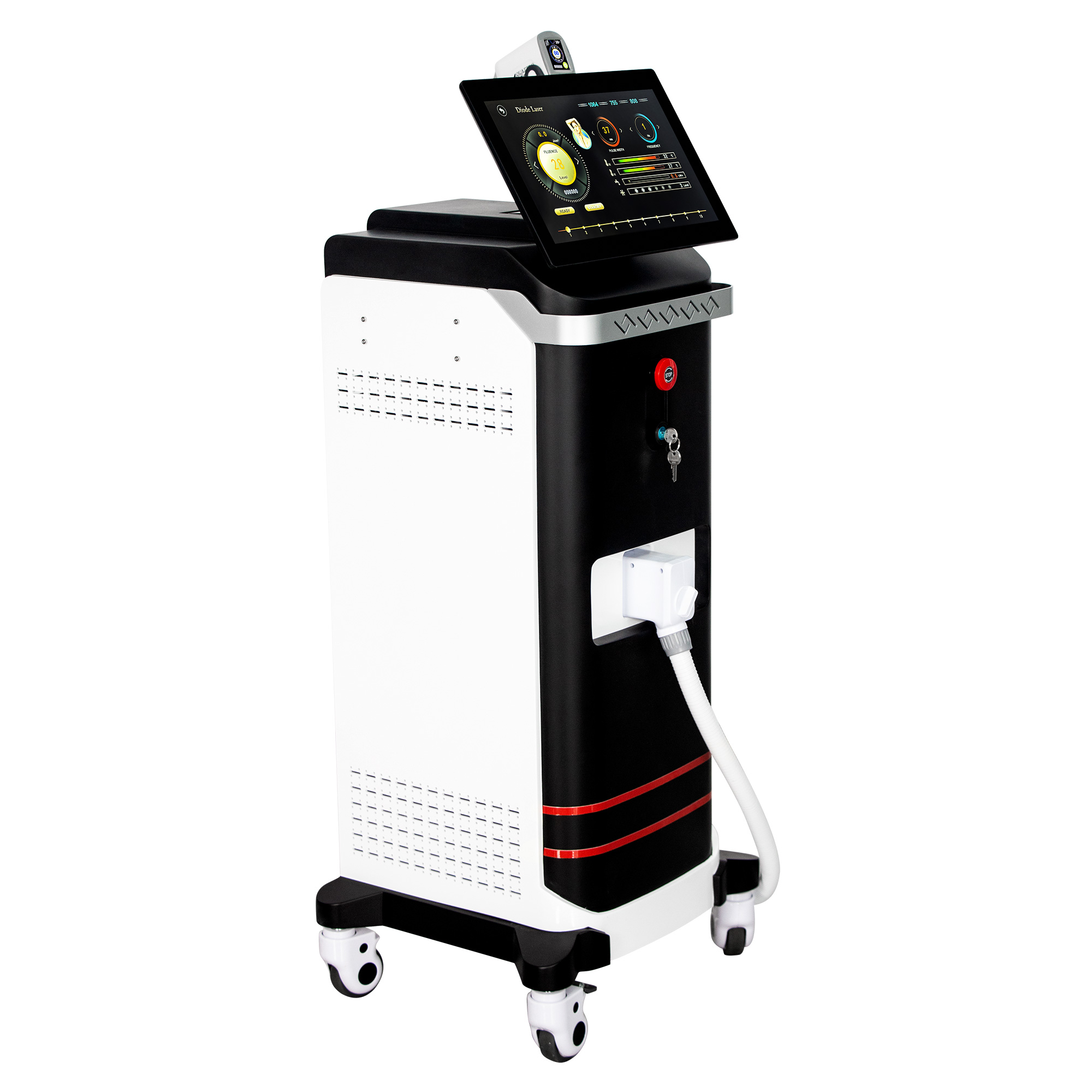 3500W Titanium Ice Platinum Diode 755nm 808nm 1064nm 3 Wavelength Laser Machine Painless Diode Hair Removal Machine