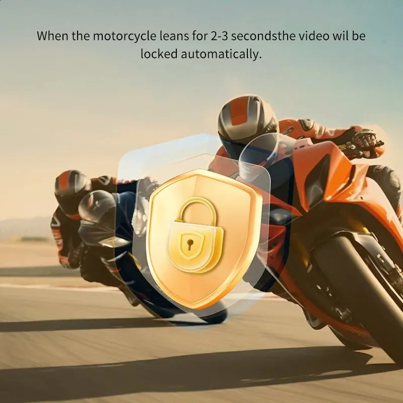 1080P Waterproof Motorcycle Camera DVR Motorcycle Dashcam 2 Inch Front Rear Camera Video Recorder DVR Black Night Vision Box 250818ww