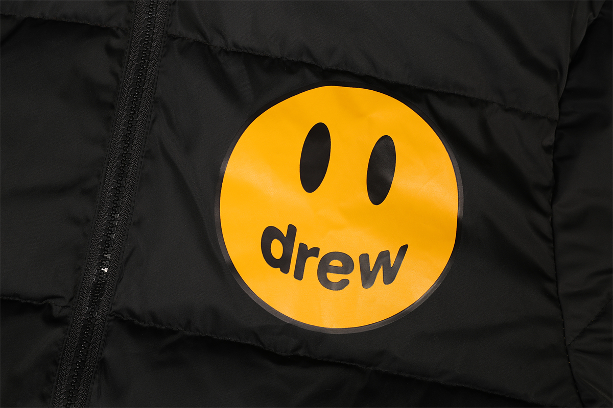 Drew House Men's Clothing Warm cotton-padded jacket winter designer niche American retro print loose denim jackets 1347