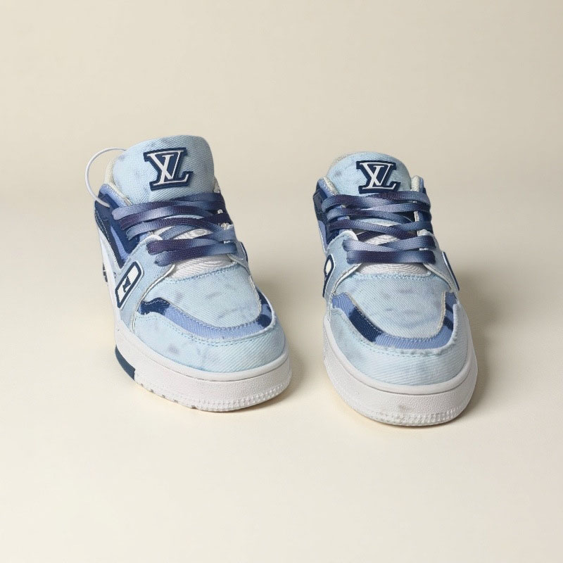 designer shoes 2025 All-match Tie-dye Denim Process Unisex Fashion Sneakers ca