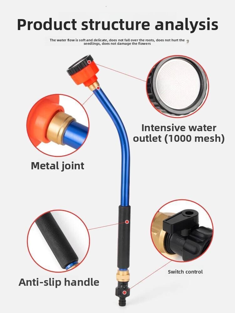 Gardening Tool Spray Gun Garden Field Hose Seedling Household Vegetable Watering Flower Sprinkler