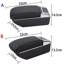 For Mahindra Armrest Box Universal Car Central Armrest Storage Box cup holder ashtray modification accessories