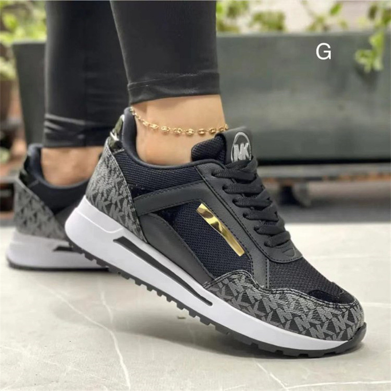 Plus Size Fashion Flat Color Block Round Toe Casual Sneakers 2025 Autumn Winter New Front Lace-up Single Shoes ddmymoon