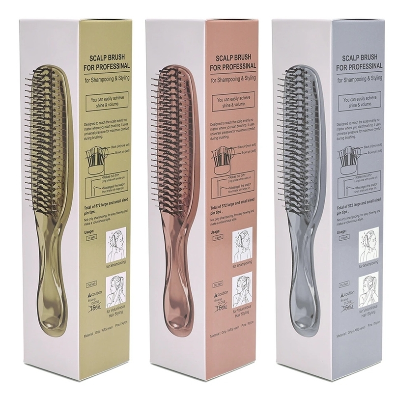 Massage Comb Fine Air Cushion Comb with Electroplated Crafted Wet And Dry Hair Comb Cleansing Massage Scalp Upscale For Woman 250818