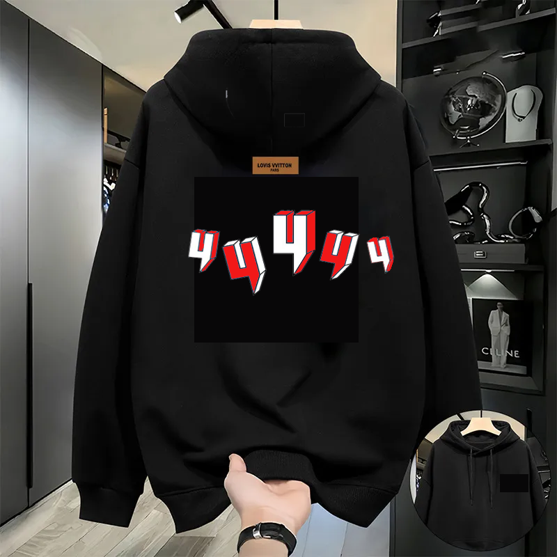 Casual Plus Size Mens Sweatshirt Vintage Design with Unisex Appeal