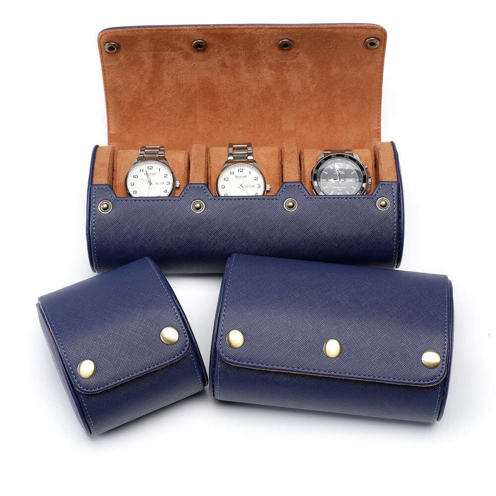 Card High-End Genuine Feel Leather 1/2/3 Slot Watch Storage Jewelry Box