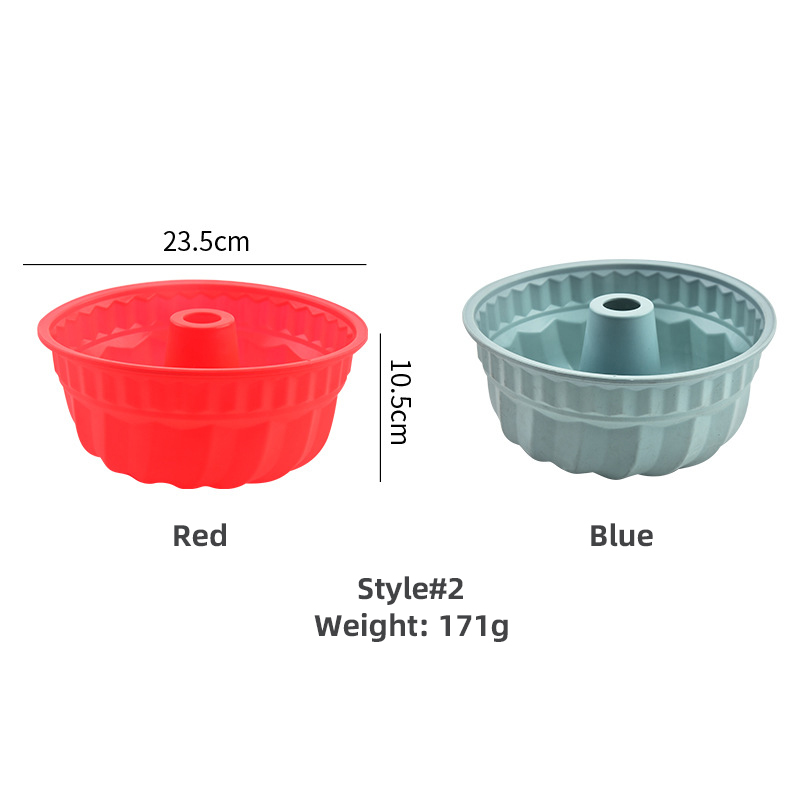 Silicone Baking Tray for Air Fryer - Non-Stick & Easy-to-Clean Round Pan baking tools Factory wholesale