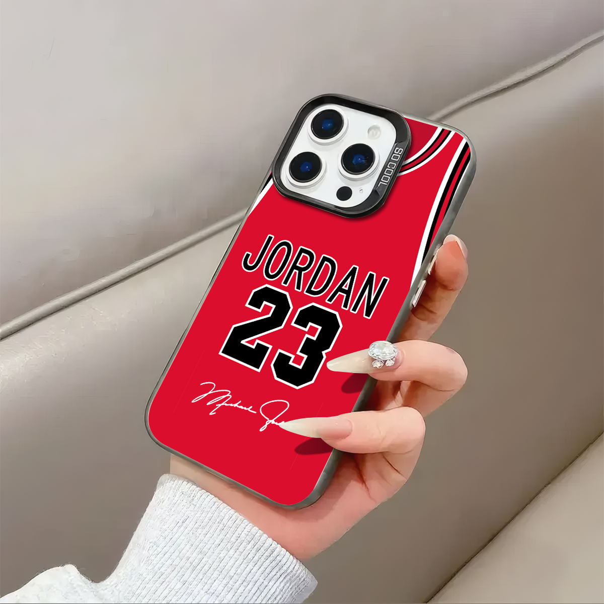 Jordan 23 Retro Print iPhone Case - Durable Protection Cover for All Series Models