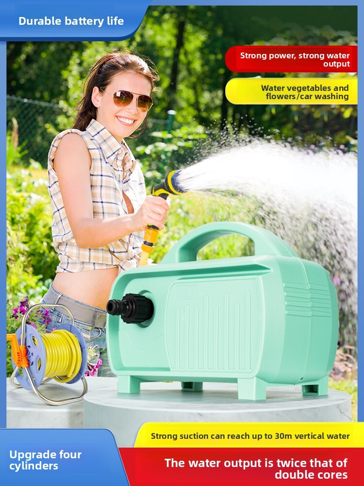 Electric Plant Watering Device Rechargeable Water Pump for Garden Irrigation Home Use