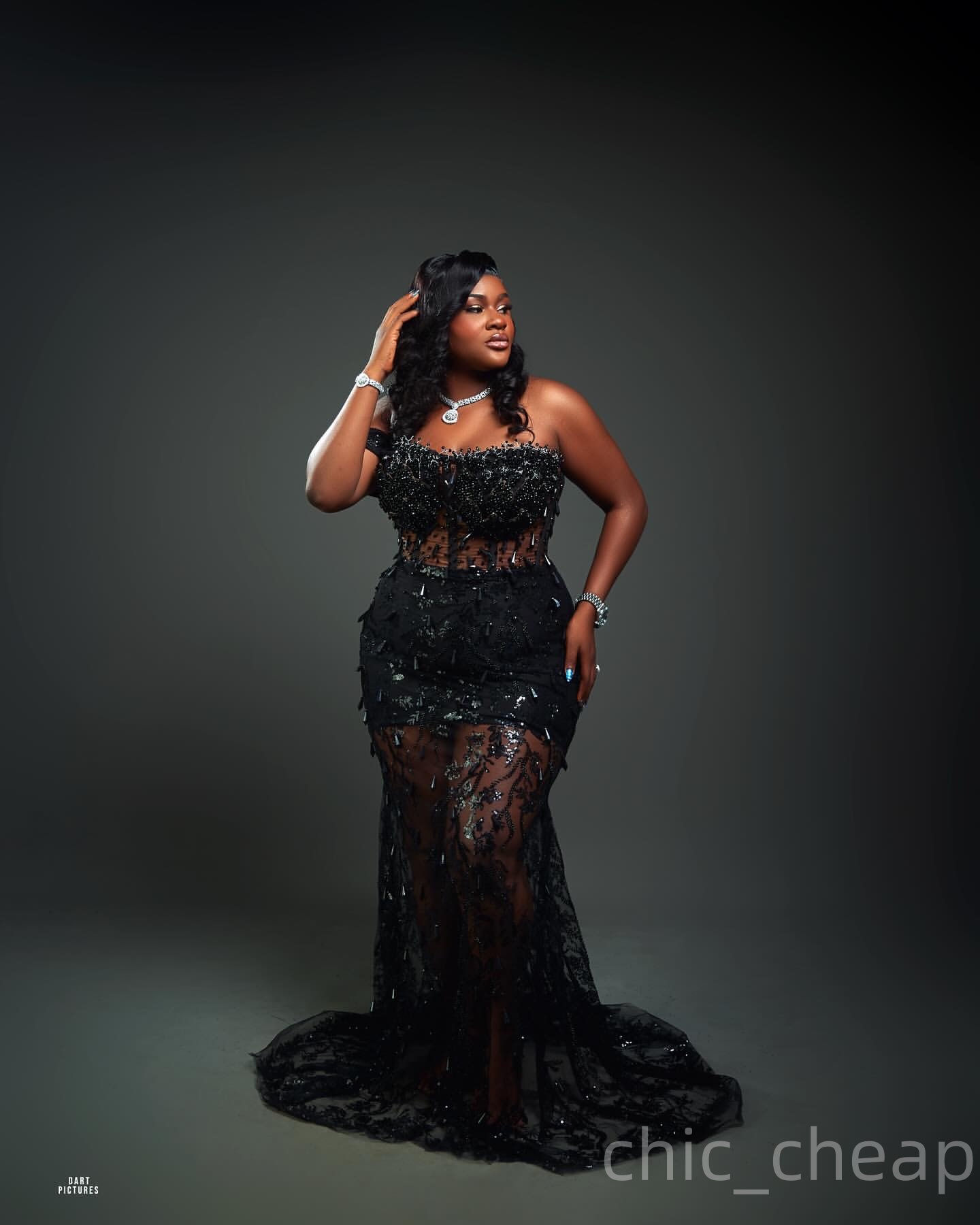 Mermaid Black Prom Dresses 2025 Sweetheart Rhinestones Beaded Lace Evening Formal Party Second Birthday Engagement Gowns Plus Size Dress For Special O