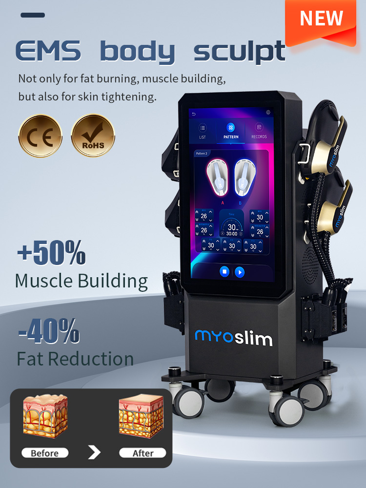 Hot Selling EMS NEO 6500W RF Machine Hi-EMT Body Sculpting Fat Burning Myoslim body Slimming Beauty Equipment Muscle Stimulate