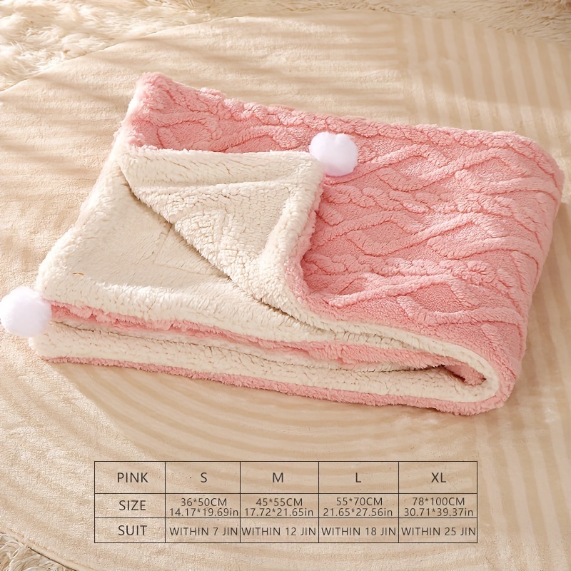 Two - sided luxury for your pet! One side, a soft fleece for gentle comfort; the other, plush for extra coziness. Protect your furniture from scratche