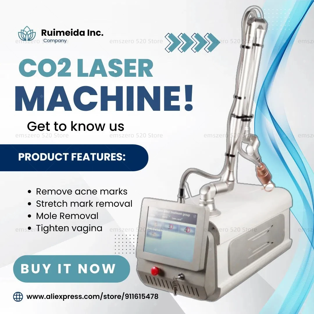 Professional CO2 Fractional Laser Beauty Machine for Pigment Removal Skin Firming and Collagen Boost