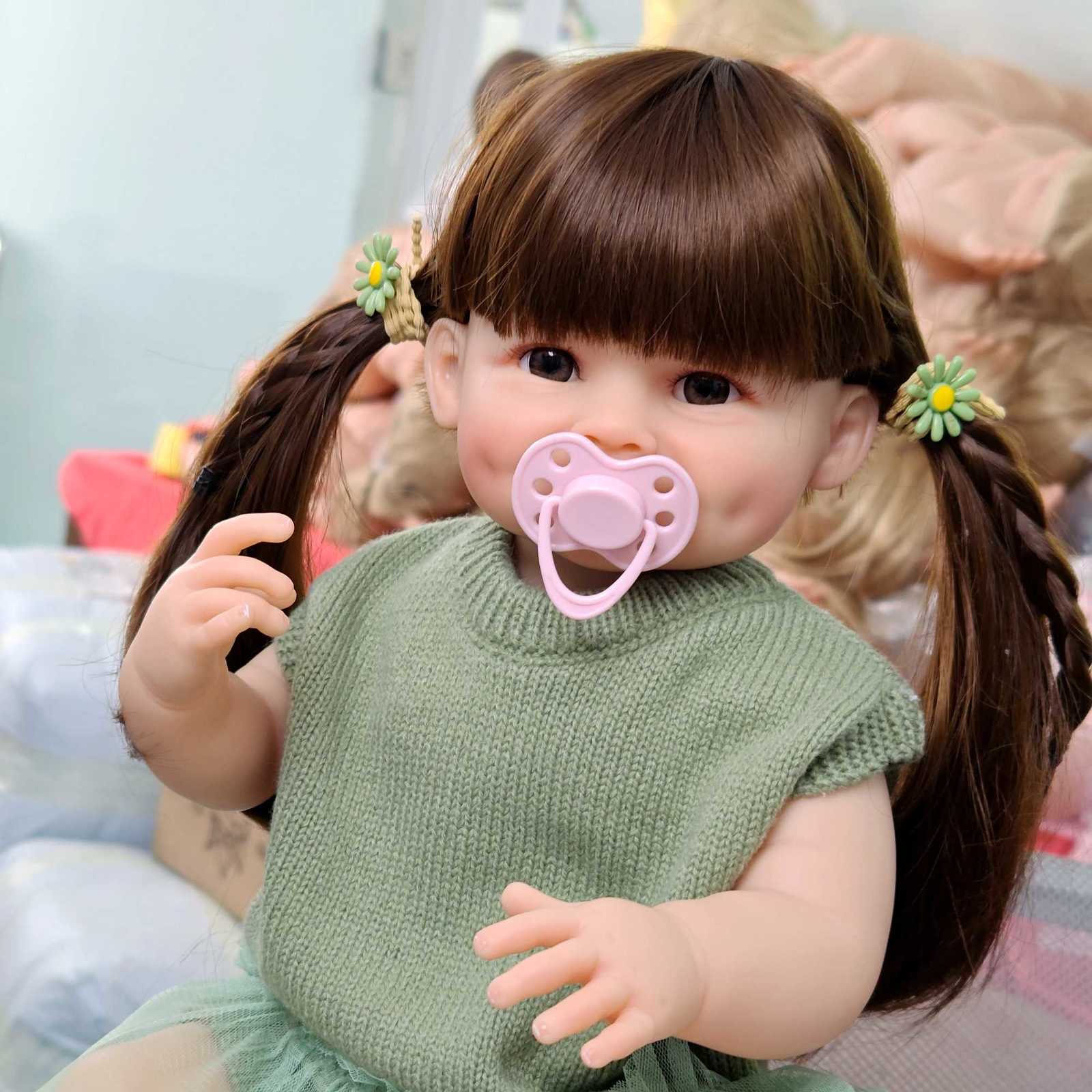 55CM Full Body Soft Silicone Reborn Toddler Doll Raya Lifelike Soft Touch High Quality Doll Gifts for Children W250818