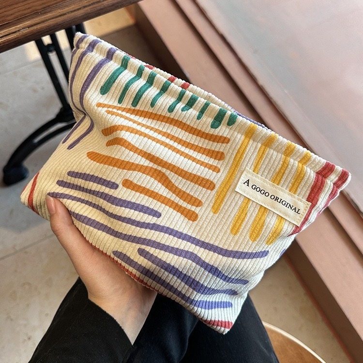 Free shipping designer High-end Makeup Bag Gentle Fresh Large Capacity Storage Bag Portable Travel Skincare Storage Bag Toiletry Bag