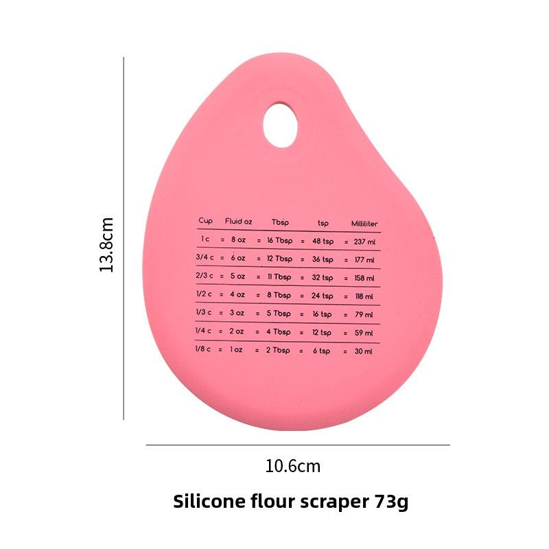 Bakery Tools:Food Grade Plastic Cake Scraper for Baking - Half Round Soft Spatula Durable Kitchen Utensil Silicone Rubber