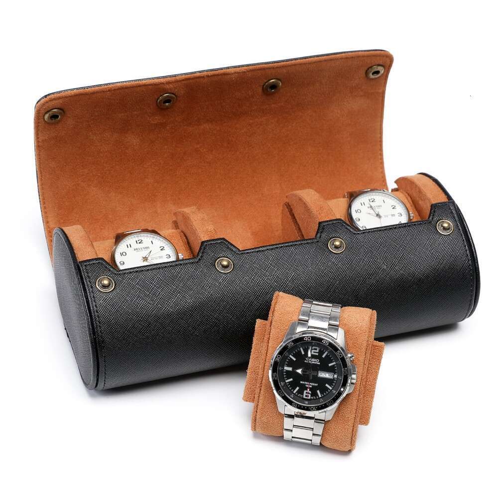 Card High-End Genuine Feel Leather 1/2/3 Slot Watch Storage Jewelry Box
