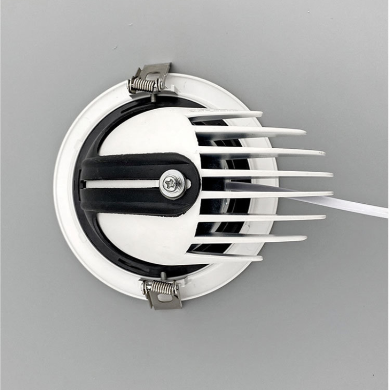 Adjustable Recessed Gooseneck Spotlights for Suspended Ceilings - Perfect for Clothing Store Feature Walls & Backgrounds 17/2