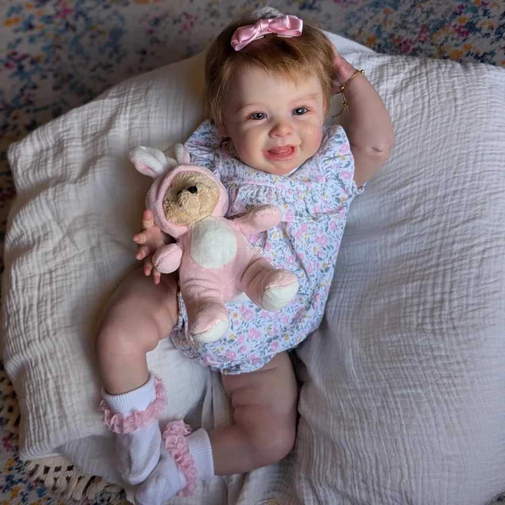 19-inch Harper Baby Doll - Lifelike Reborn Limited Edition Newborn Soft Touch Restic Collectible Toy W250818