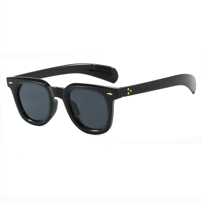 2025 Arrow Accent Square Sunglasses UV400 Polarized Driving Shades for Men Women Vintage Street Style Eye wear