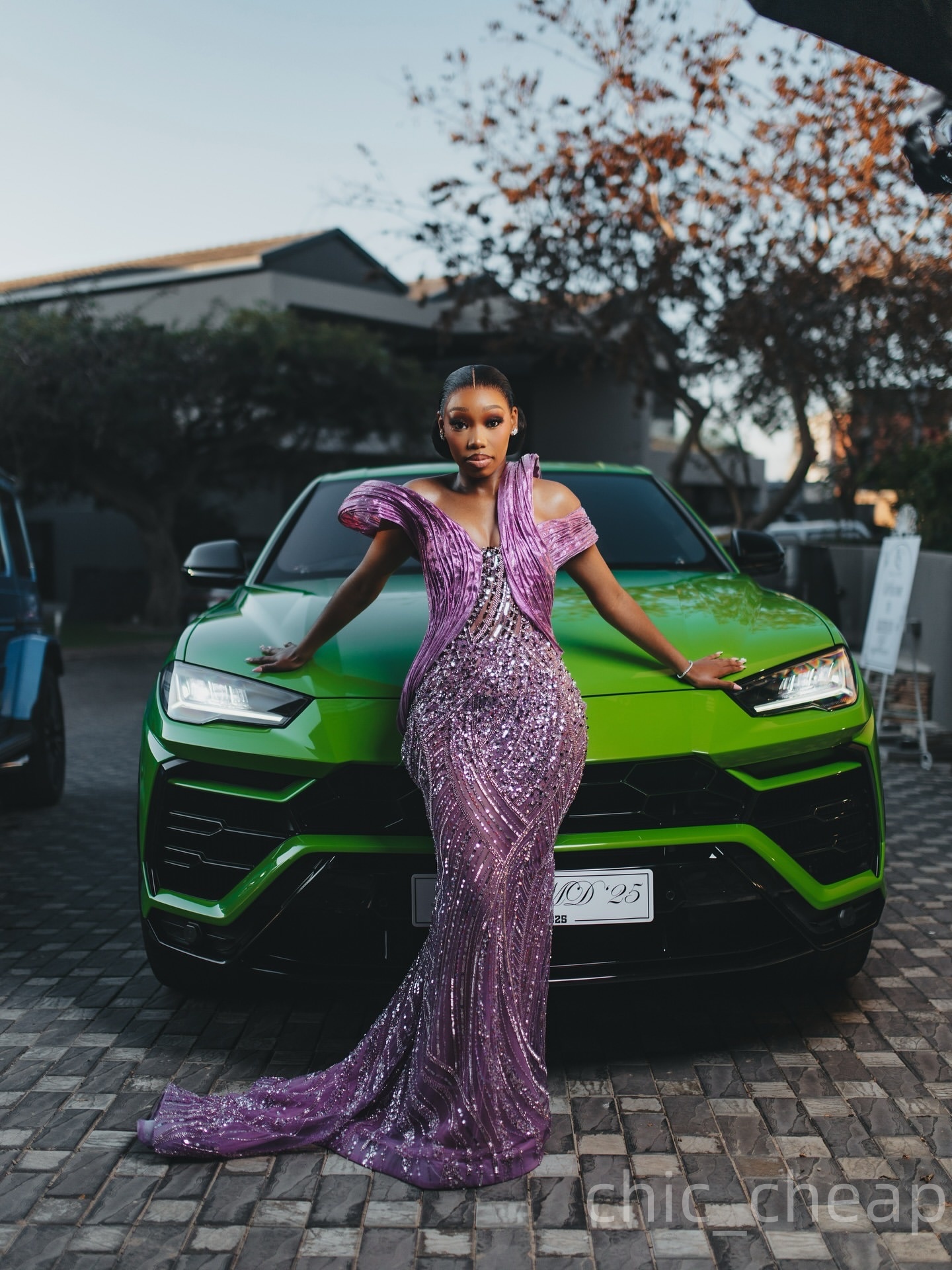 Aso Ebi Light Purple Mermaid Prom Dresses 2025 Crystals Beaded Stylish Evening Formal Party Second Birthday Engagement Gowns Plus Size Dress For Speci