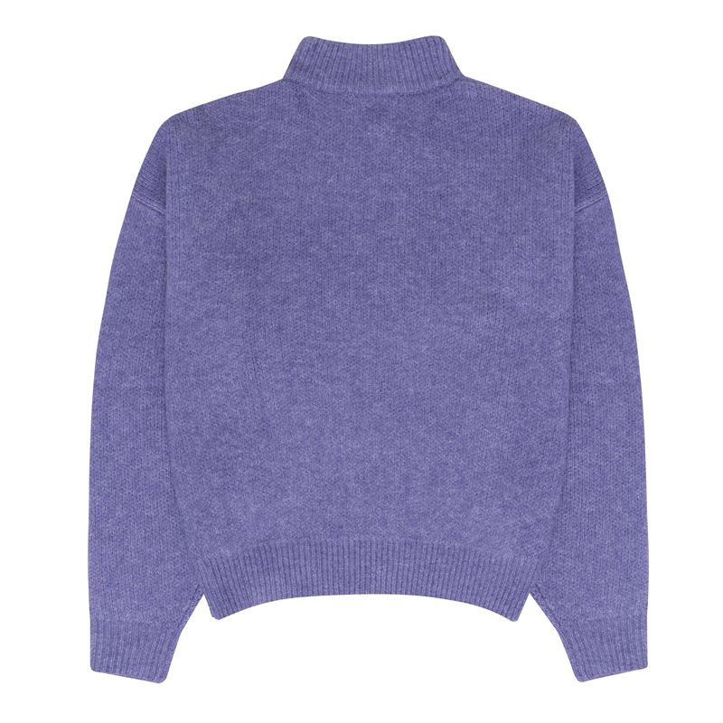 DREW new smilingface printed turtleneck sweater