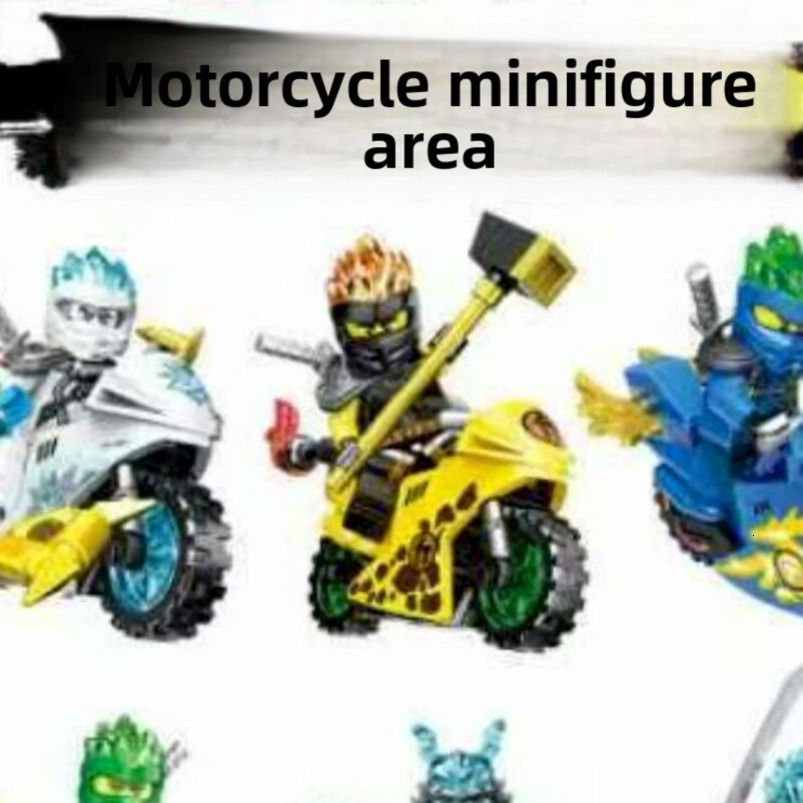 Compatible with Cool Motorcycle Ninjago Lloyd and Nini Building Blocks Minifigures Boys' Toys