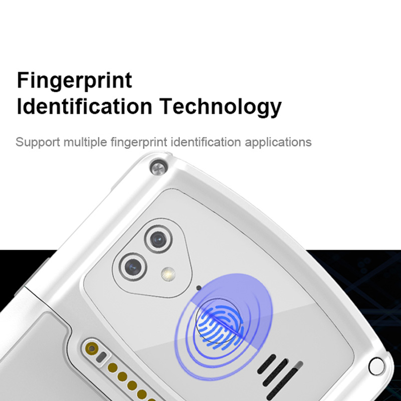 Compact Efficient PDA handheld Scanner 4000mAh Battery Waterproof Logistics Management Device 1D/2D NFC Capabilities Supports fingerprint recognition.