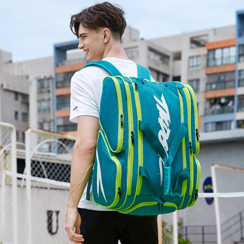 Pickleball Bag - Backpack Duffle Bag for Pickleball Paddles Accessories - Holds 4 Paddles - Includes Fence Hook - Choose from Multiple Colors.