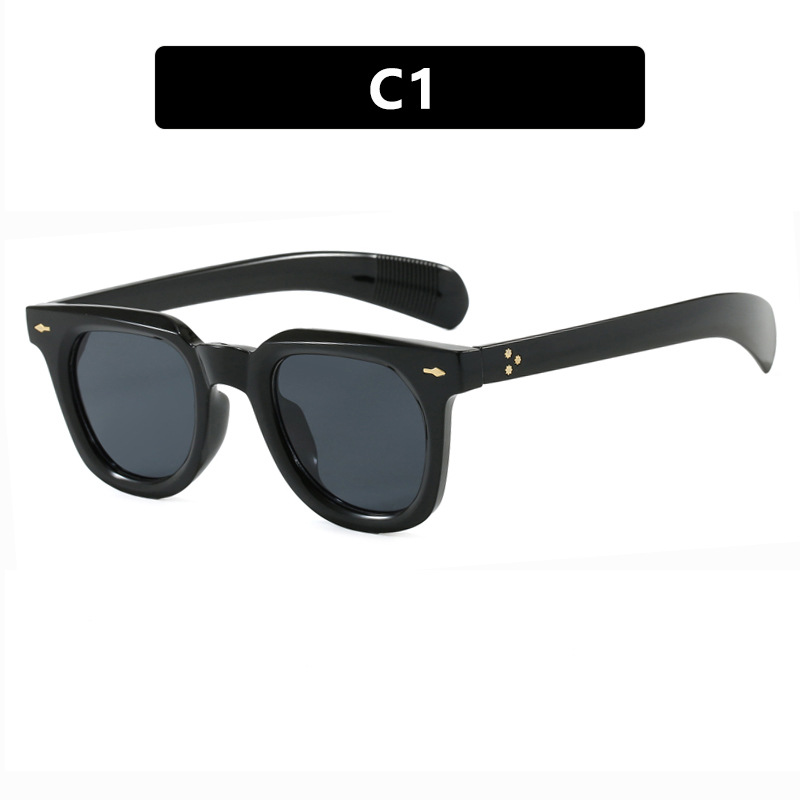 2025 Arrow Accent Square Sunglasses UV400 Polarized Driving Shades for Men Women Vintage Street Style Eye wear